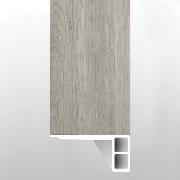 Ackland 0.75in. x 94in. x 2.75in. Arbor Smoke Luxury Vinyl Flooring Trim Flush Stair Nose Eased Edge AKVTVARSM-FSN-EE - main
